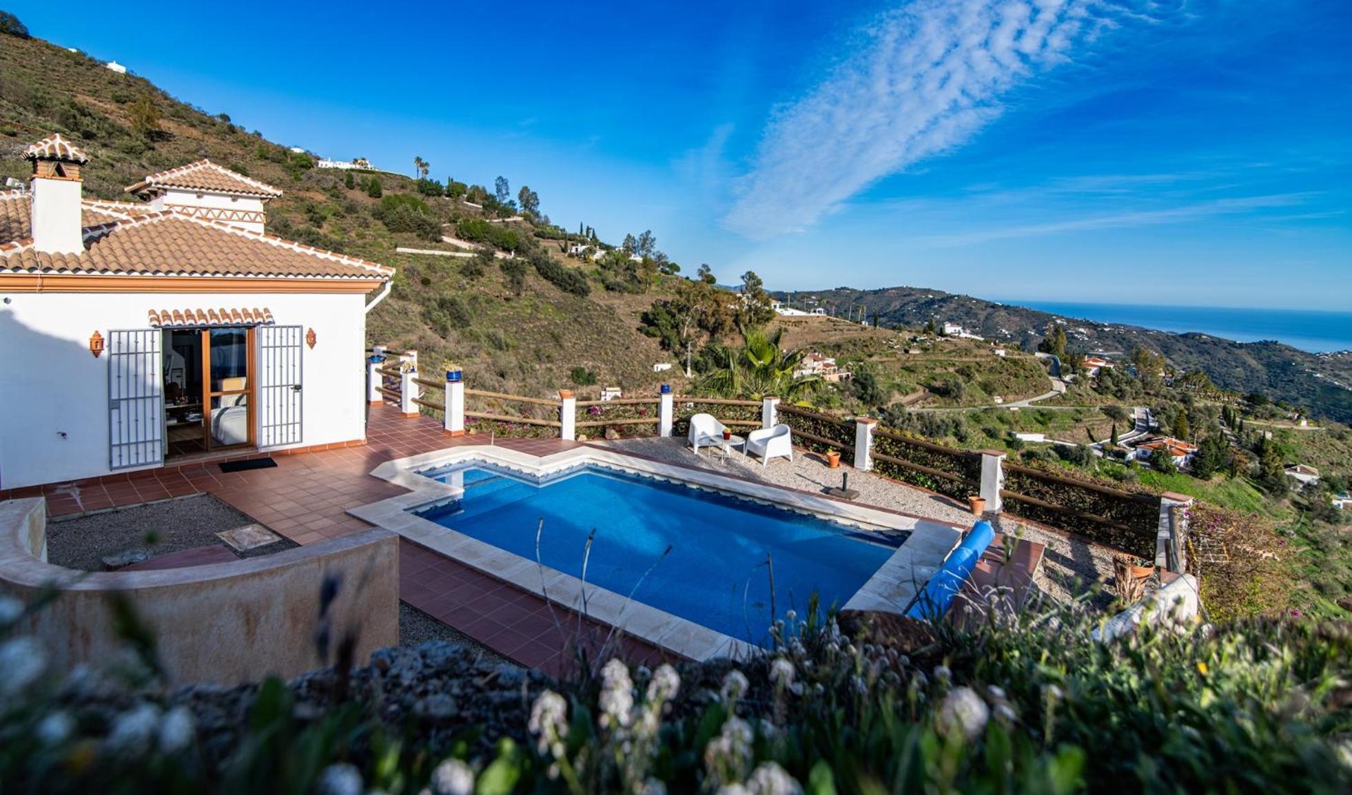 Villa Los Naranjos Sayalonga Exterior foto